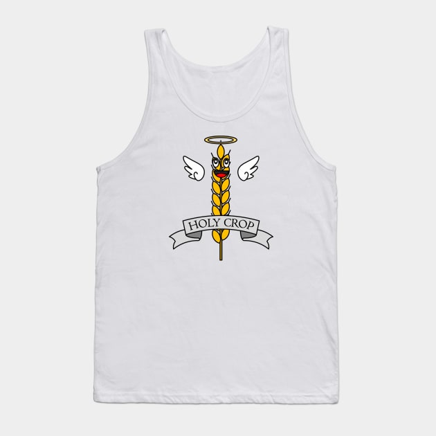 Holy Crop Wheat Tank Top by inotyler